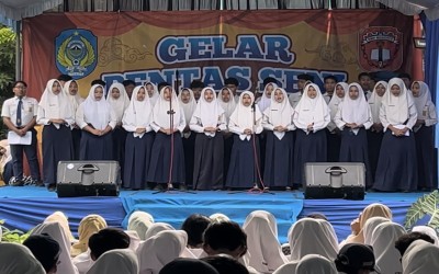 Pentas Seni Meriah Warnai Pelepasan Siswa Kelas IX SMPN 7 Nganjuk